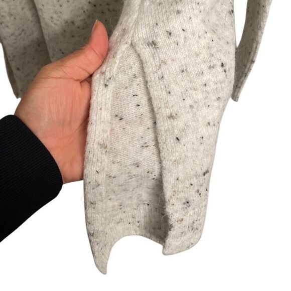 Max Studio Womens Funnel Cowlneck Sweater 2X Cream Marle Oversized Gilmore Girls - Picture 4 of 7